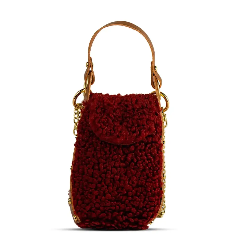 Practical Handheld Fur Handbag