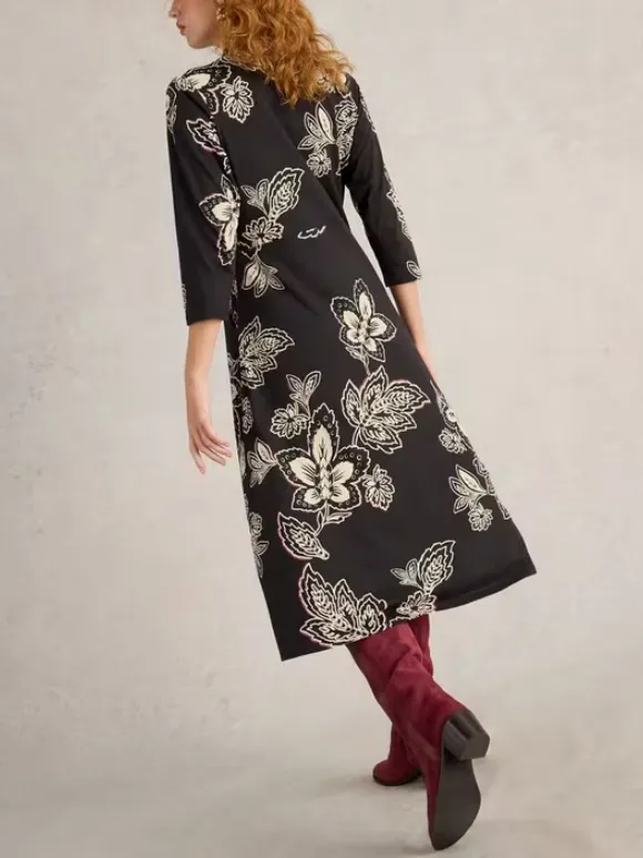 Maxi Jersey Shirt Dress