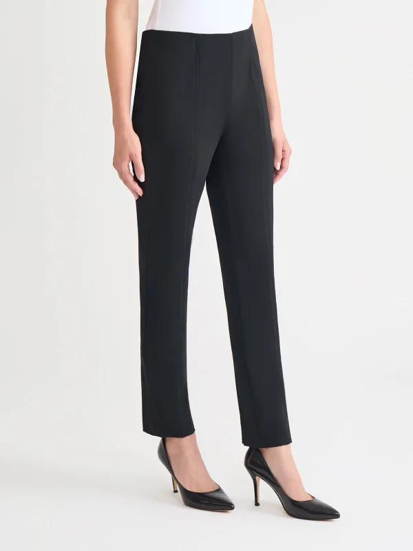 Solid Color Slim Fit Pants