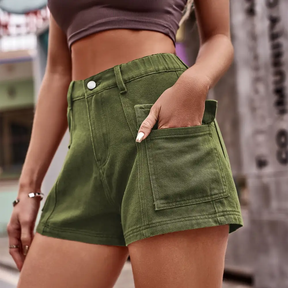 Tailored Clean Pocket Detail Shorts