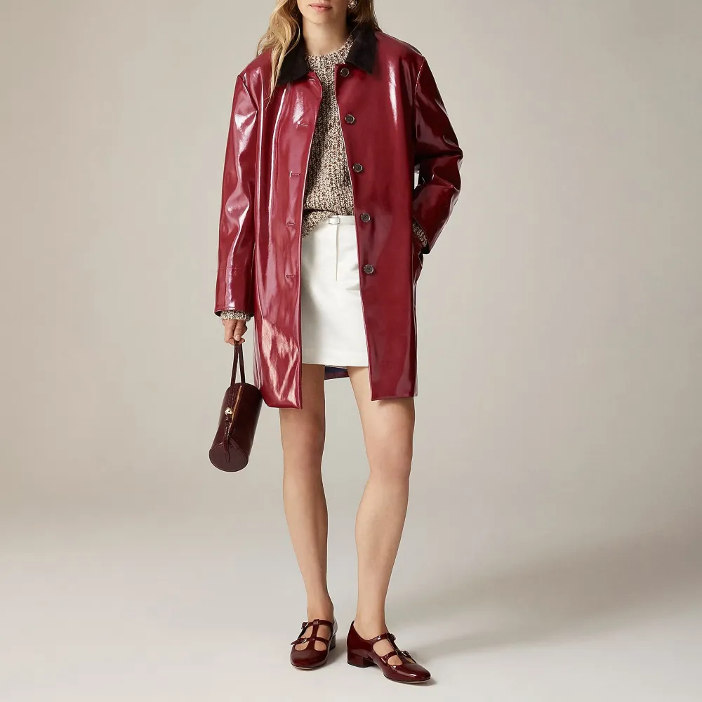 Trade in Faux Patent Leather Jackets
