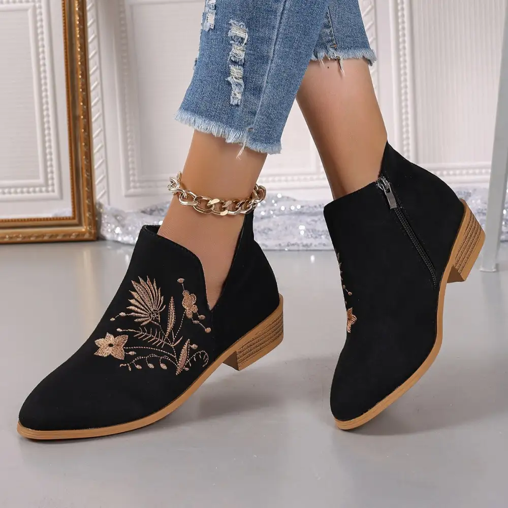 Easygoing Heels Block Heel Boots