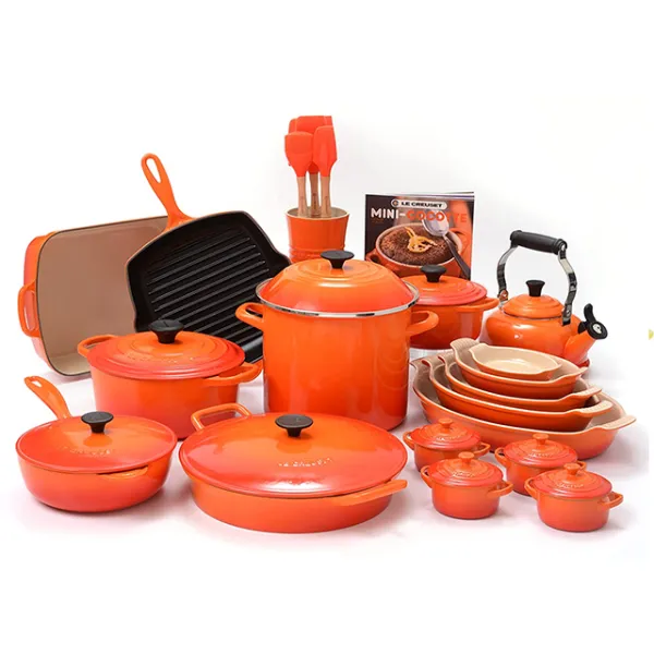 (Store Closing Sale) Mixed 20 PCs Cast Iron Cookware Set