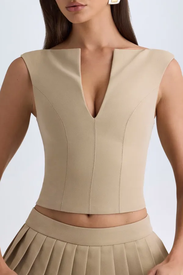 Women's All-Match Right-Shoulder Sleeveless Top