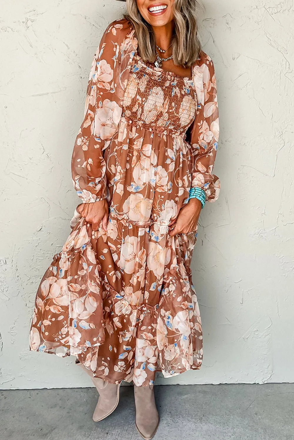 Relaxed Bohemian Maxi Dress