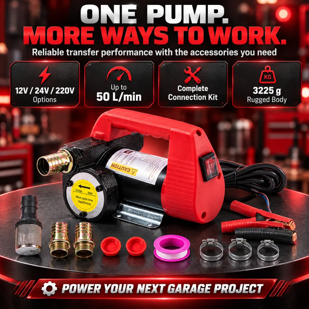 DC Oil Transfer Pump, Portable Mini Handheld