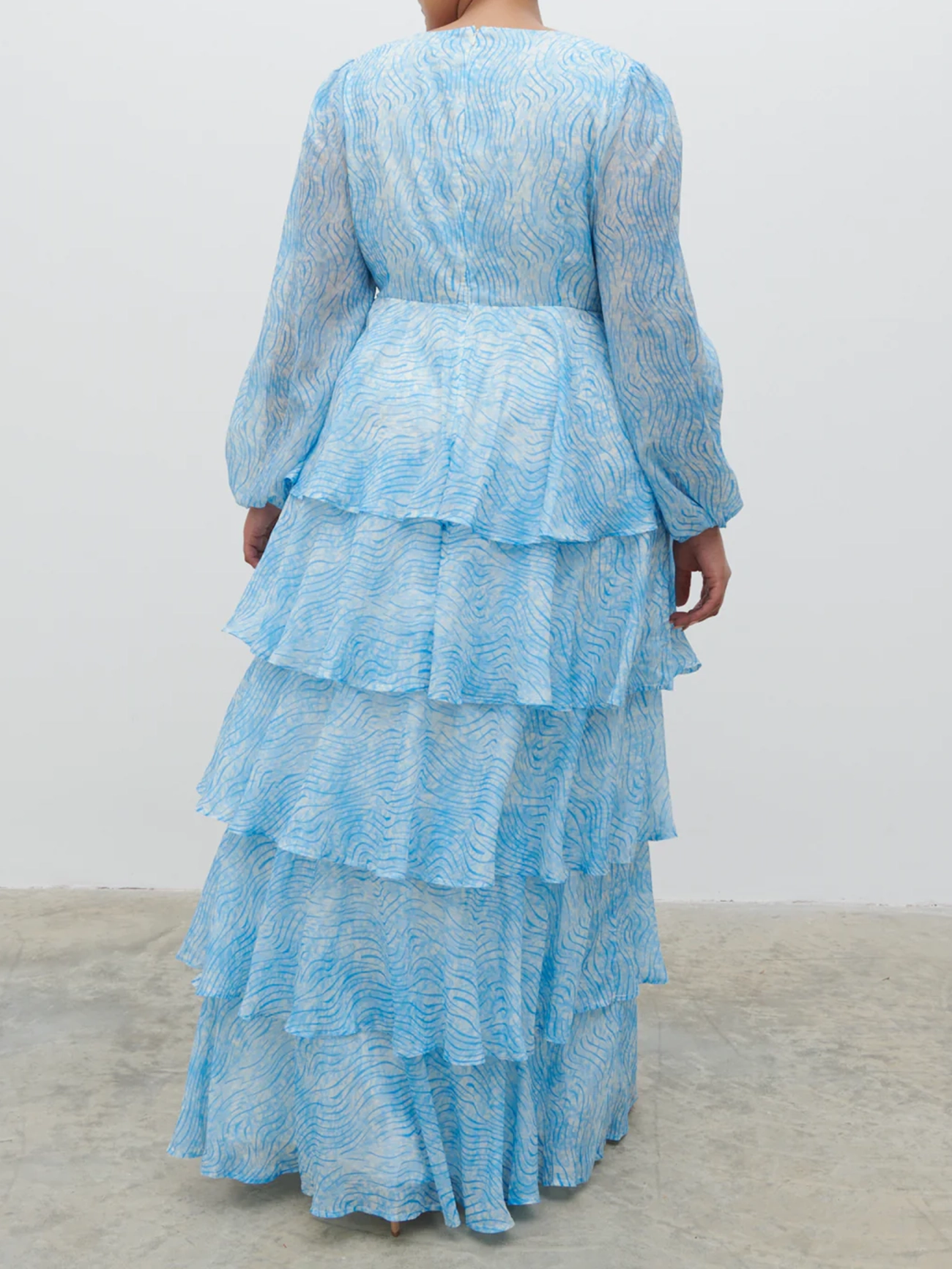 Ruffle Maxi Dress Curve