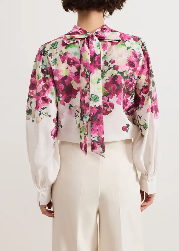 Feminine And Exquisite Bow Tie Women's Top