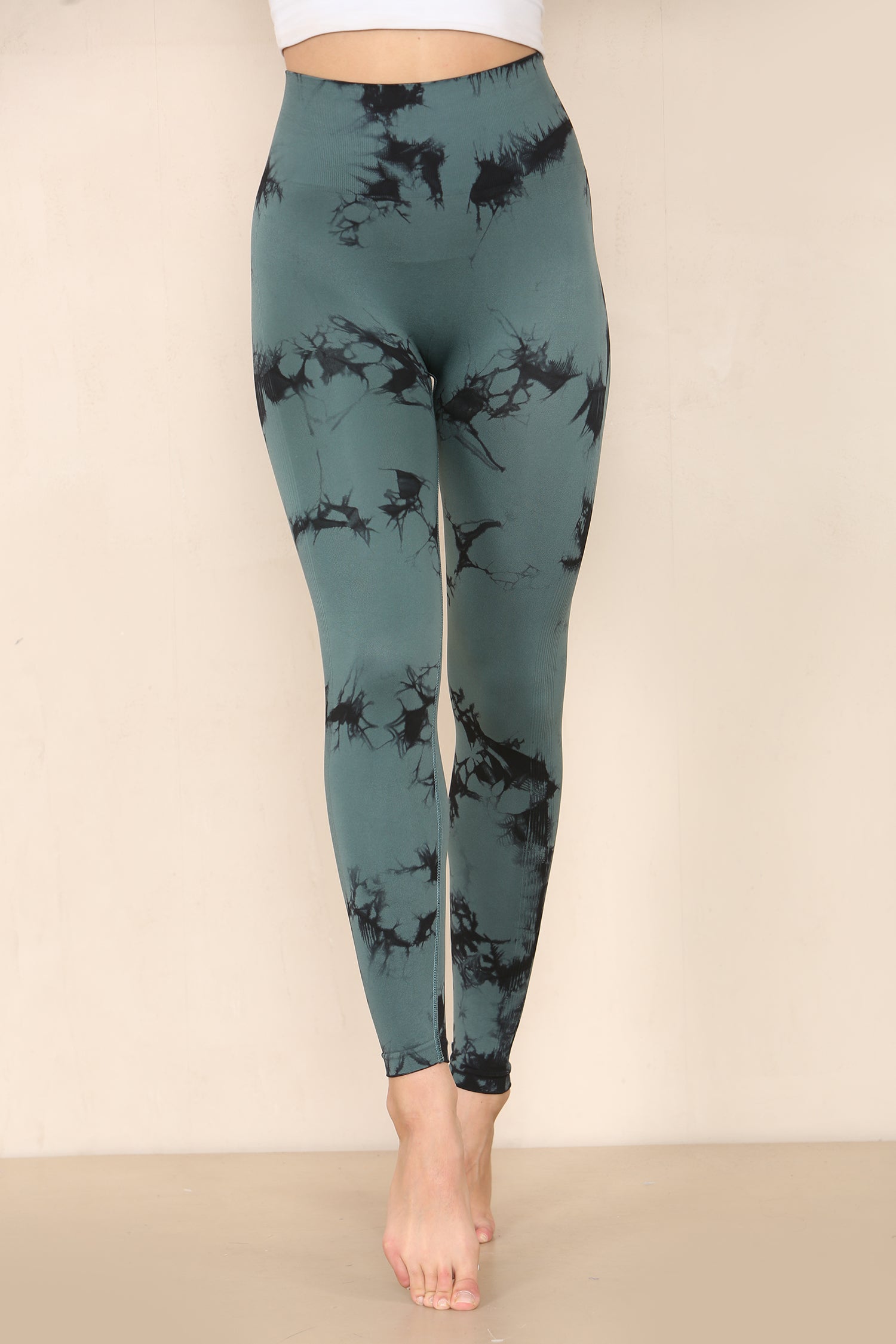 Tie Dye Print Bum Sculpt Leggings - Cecilia