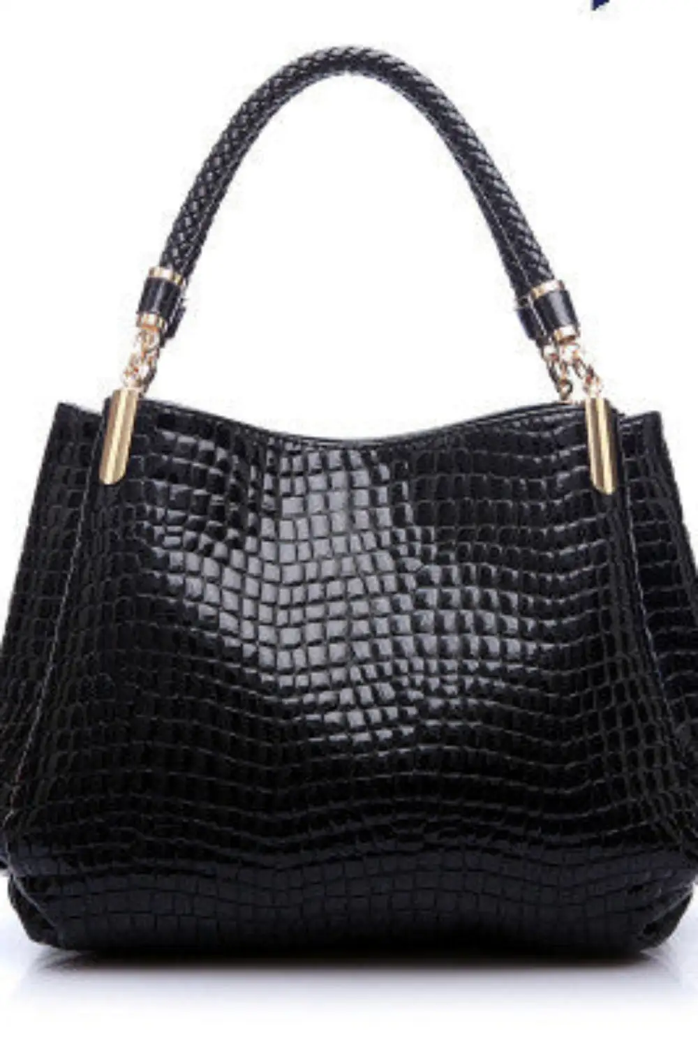 European and American Fashion Women's Motorcycle Bag Crocodile Pattern