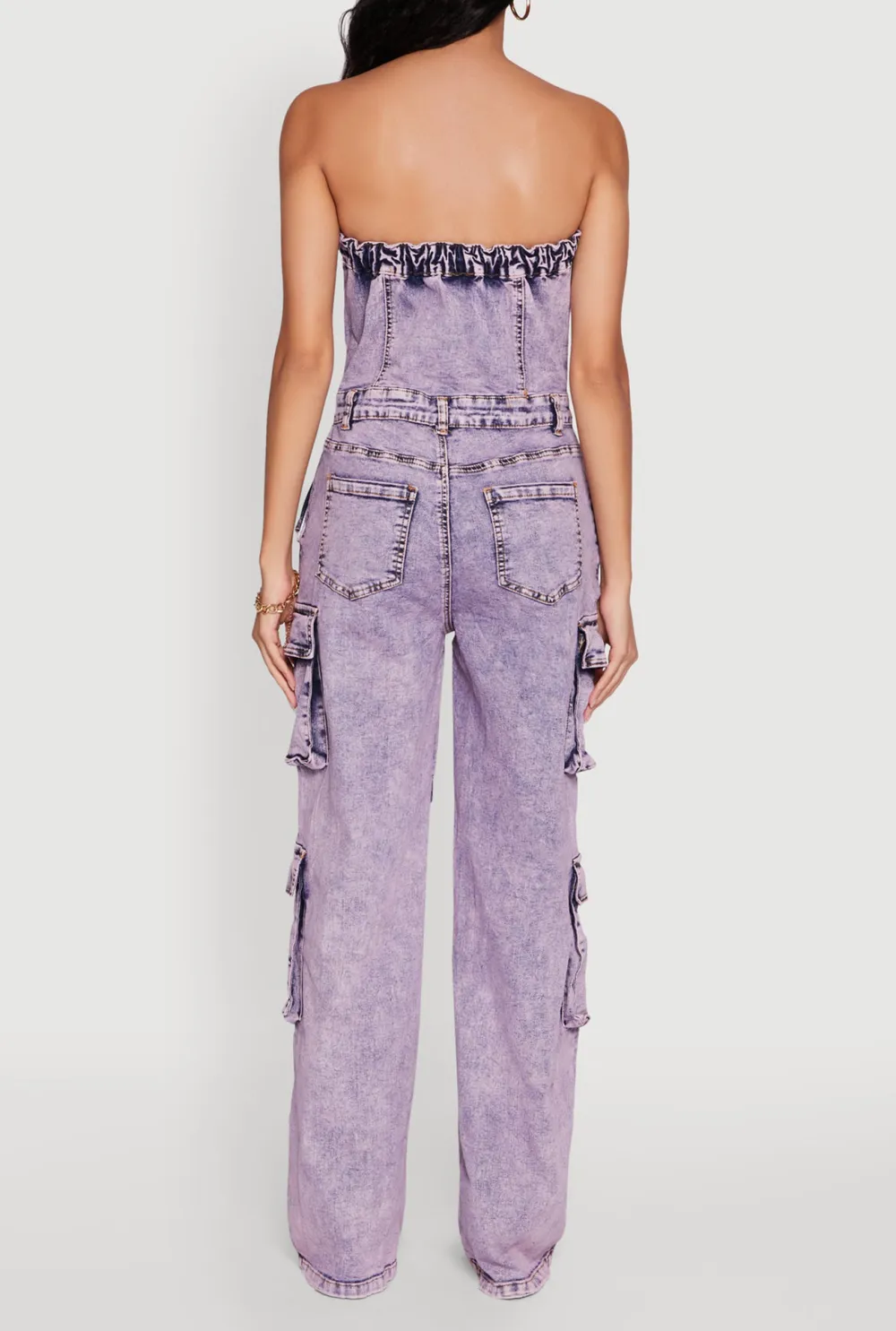 Cowboy Strapless Jumpsuit