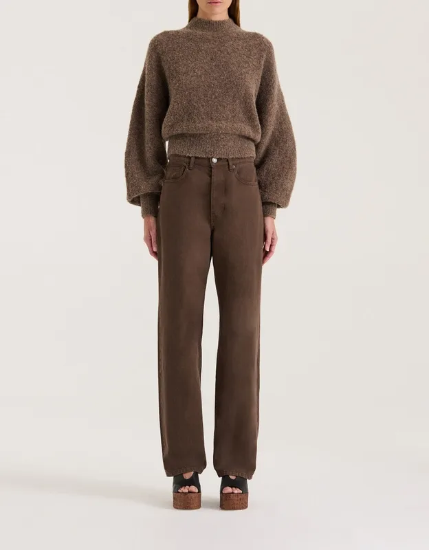 Oat Oversized Textured Knit Sweater