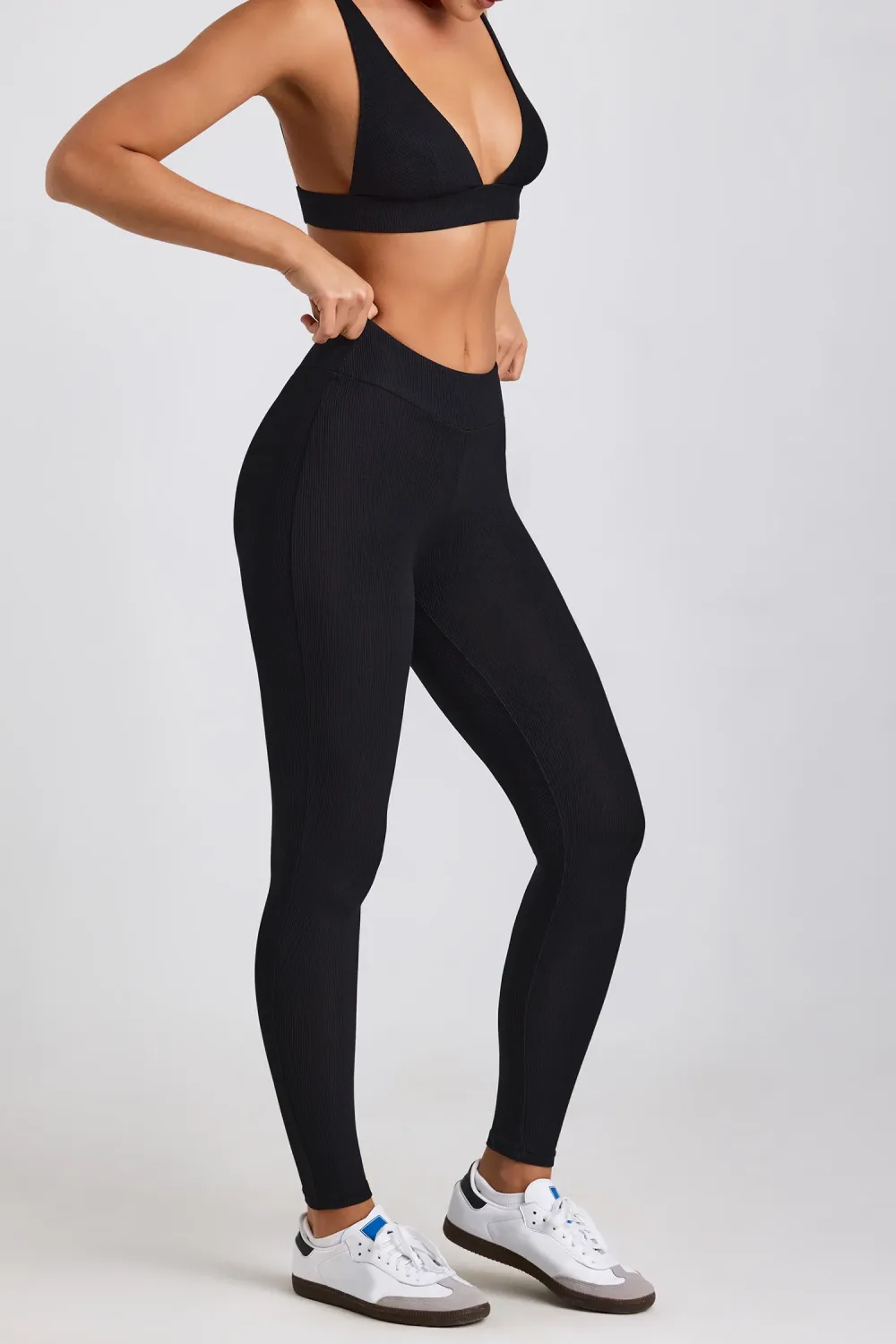 Easy Everyday High Waist Stretch Slim Fit Trousers