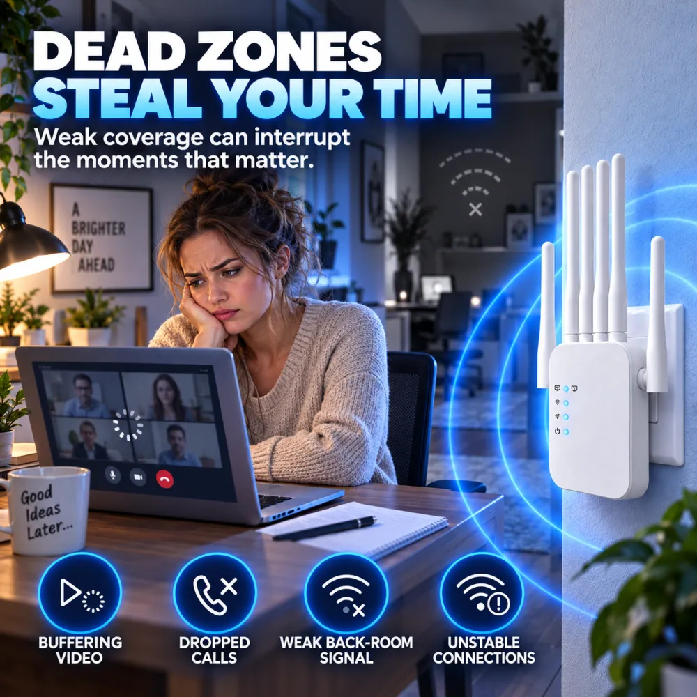 Wall-Penetrating WiFi Signal Booster