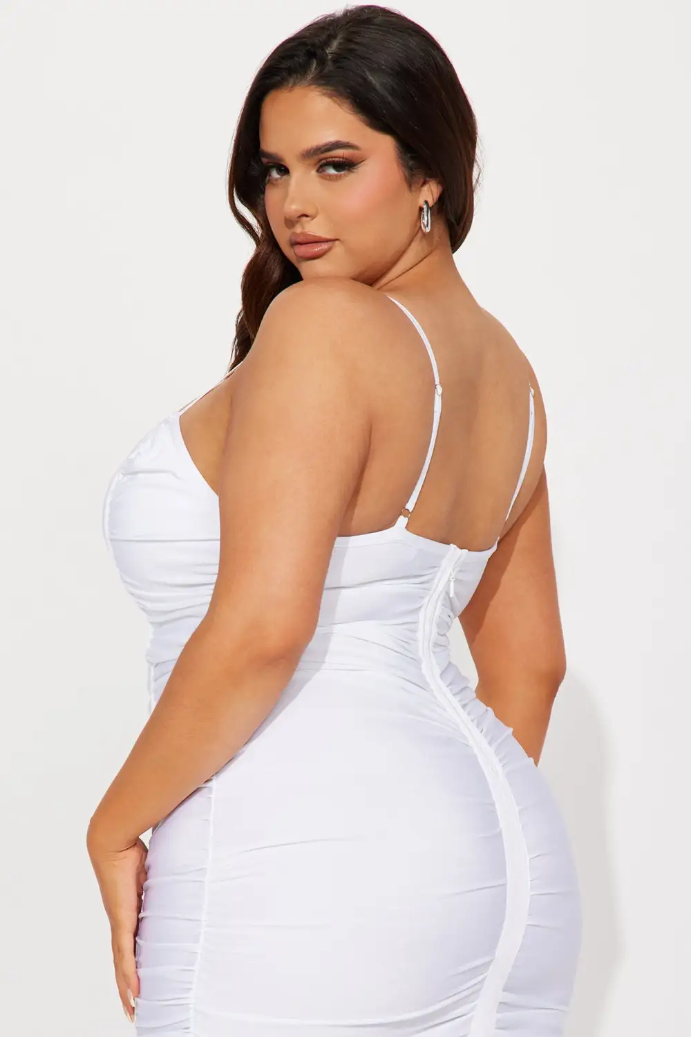U Love It Bandage Midi Dress - White