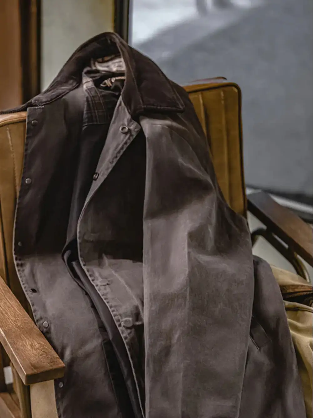 Men'S Corduroy Waxed Field Jacket