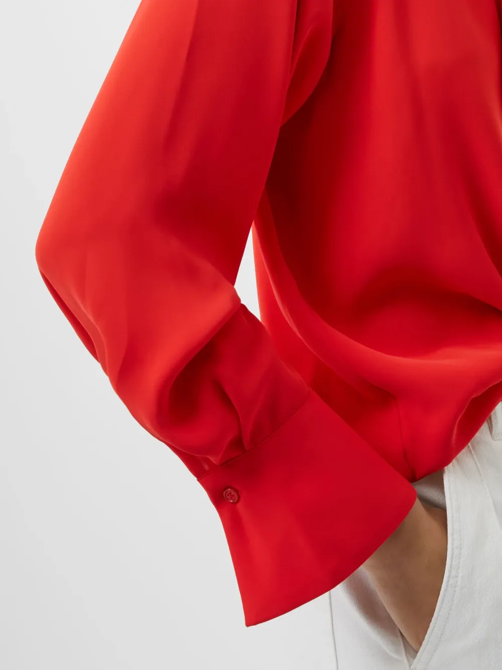 Soft Luxe Cutout Lace-Up Shirt