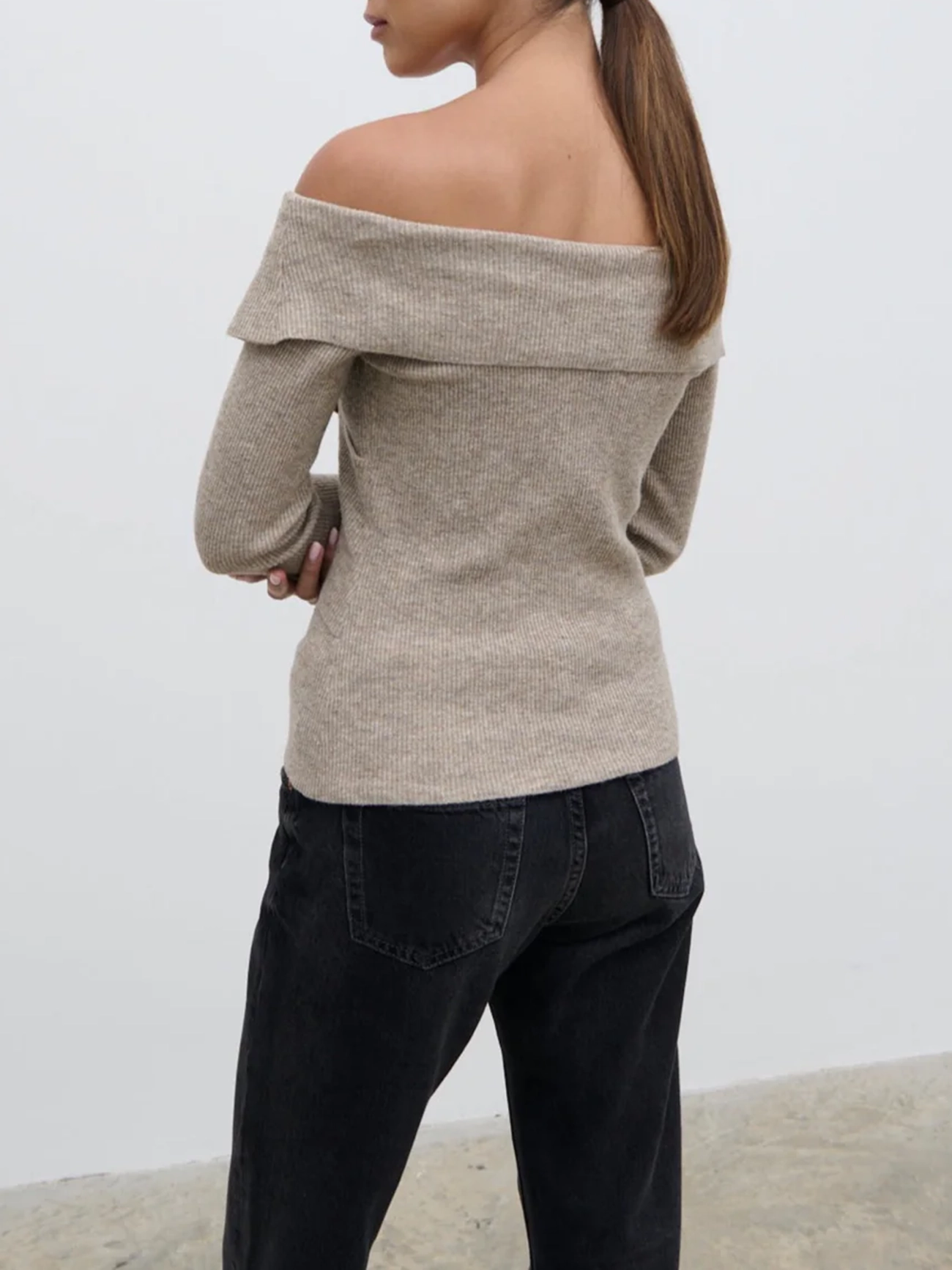 Cross Over Knit Top