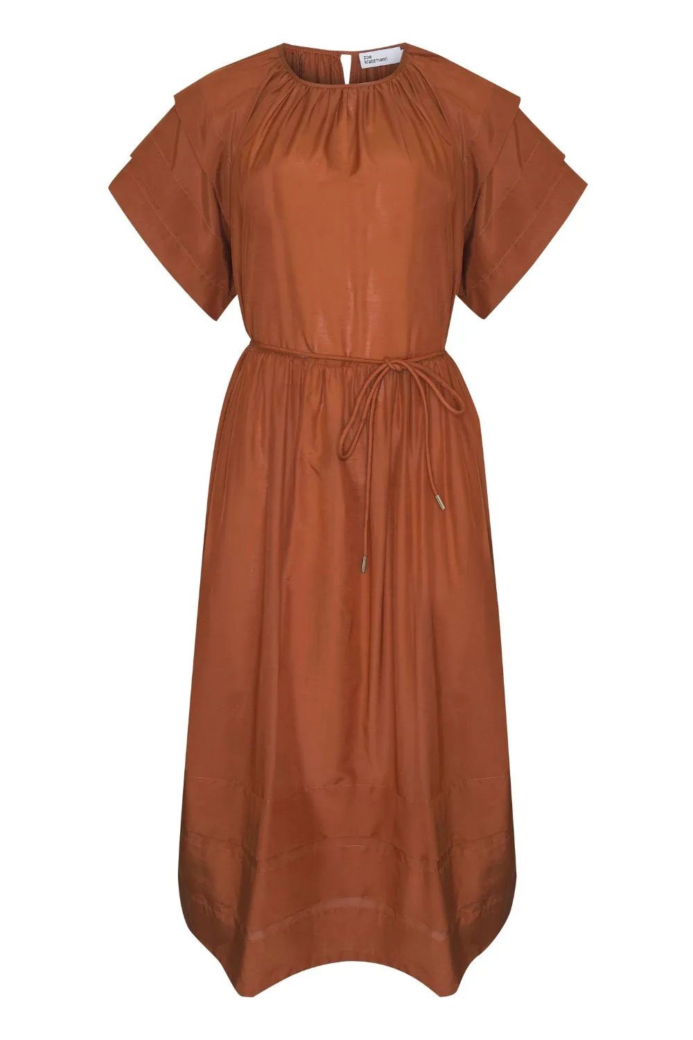 portray dress - toffee