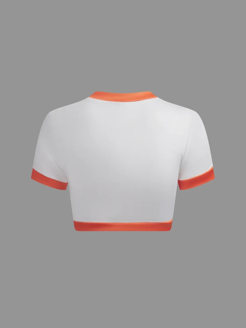 Crew Neck Text Letters Short Sleeve T-Shirt