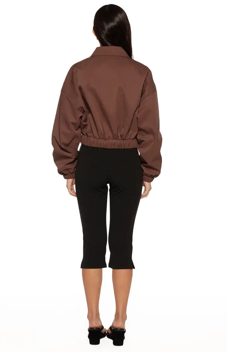Bomber Zip Collar Jacket