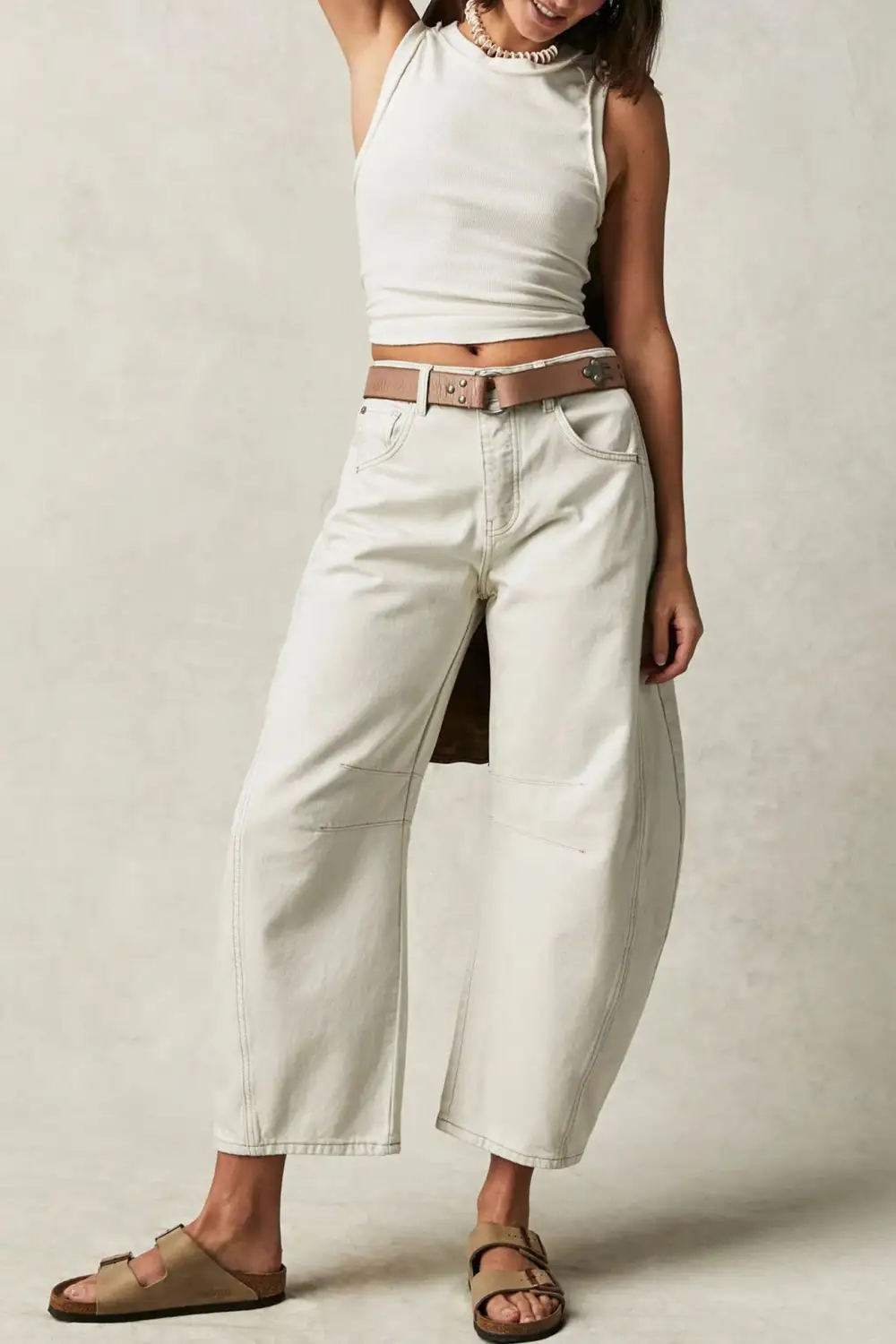 Balloon Leg Relaxed Jeans