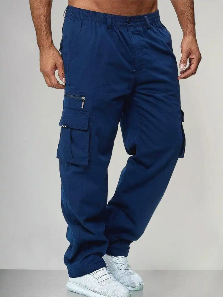 Structured Cargo Pocket Cargo Pants