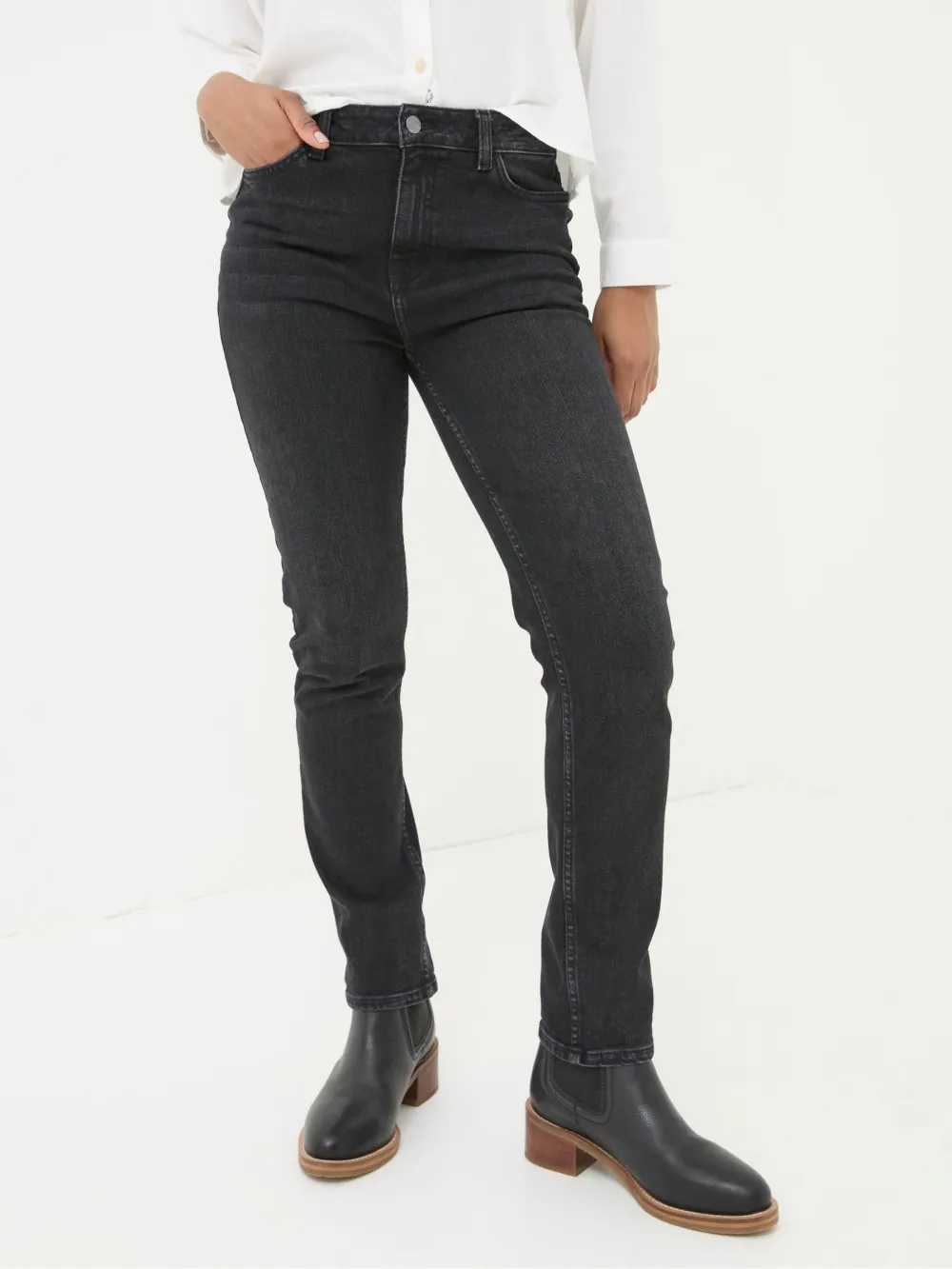 Chesham Washed Black Jeans