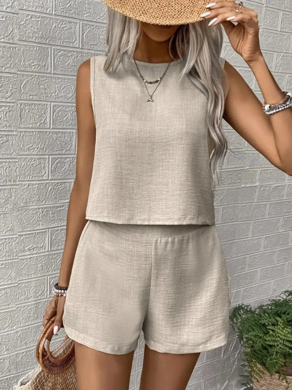 Everyday Round Neck Jumpsuit