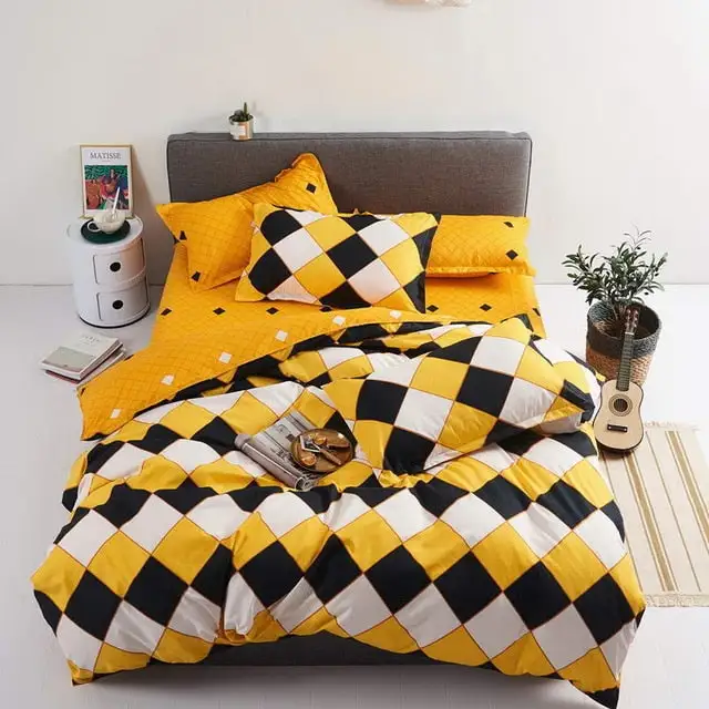 (Store Closing Sale) Duvet Cover Flat Bed Sheet Bedding Set