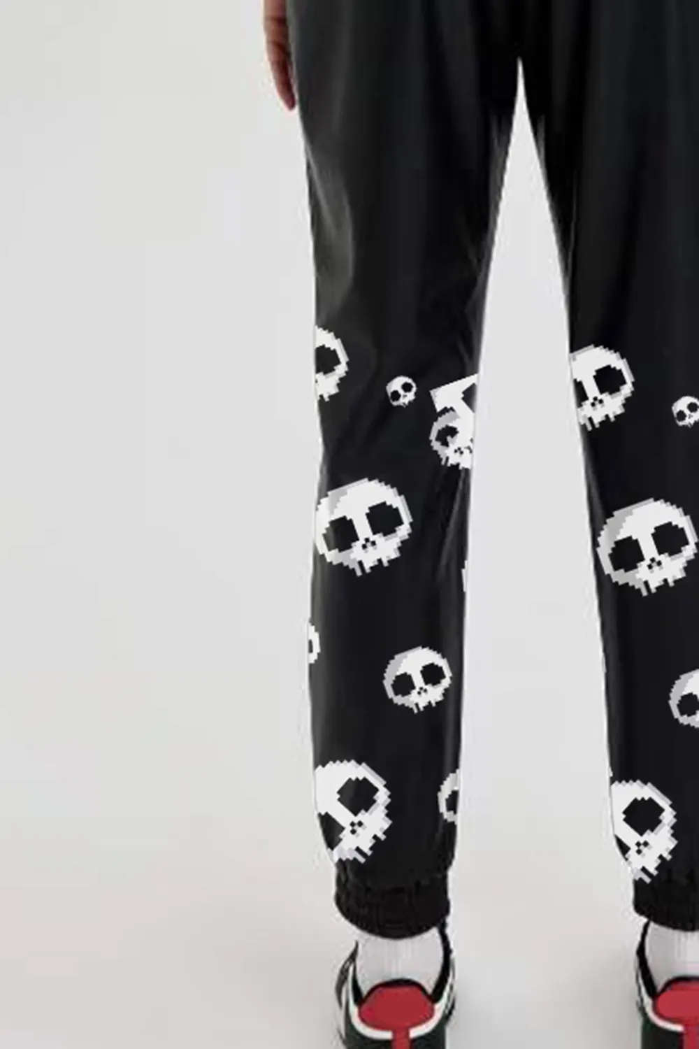 Jogger Faux Leather Trousers