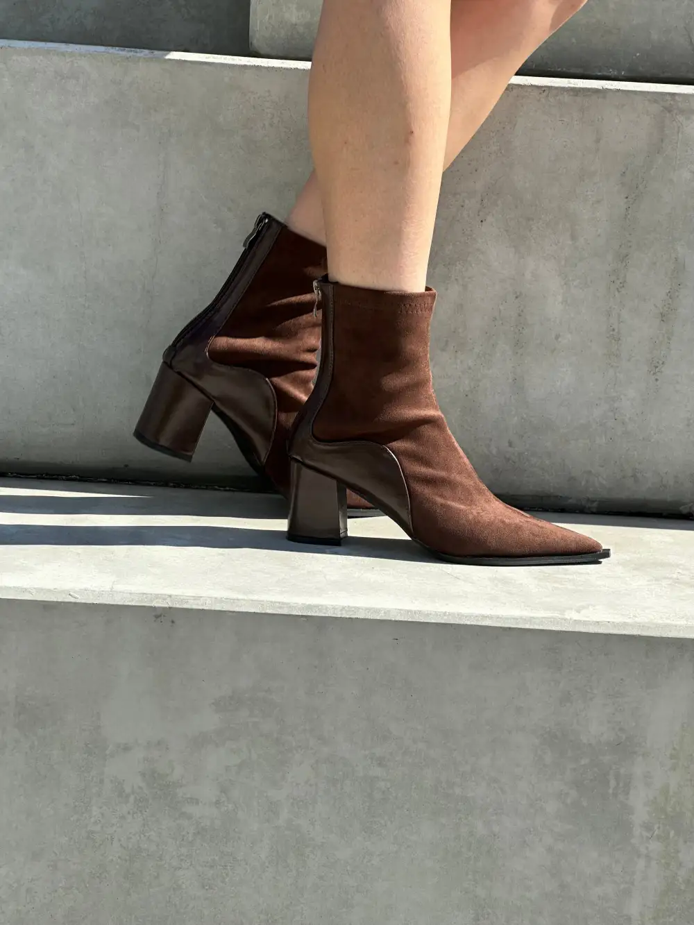 Lamb Leather Ankle Boots