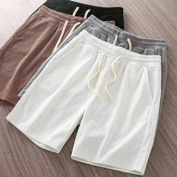 Men's Waffle Knit Lounge Shorts