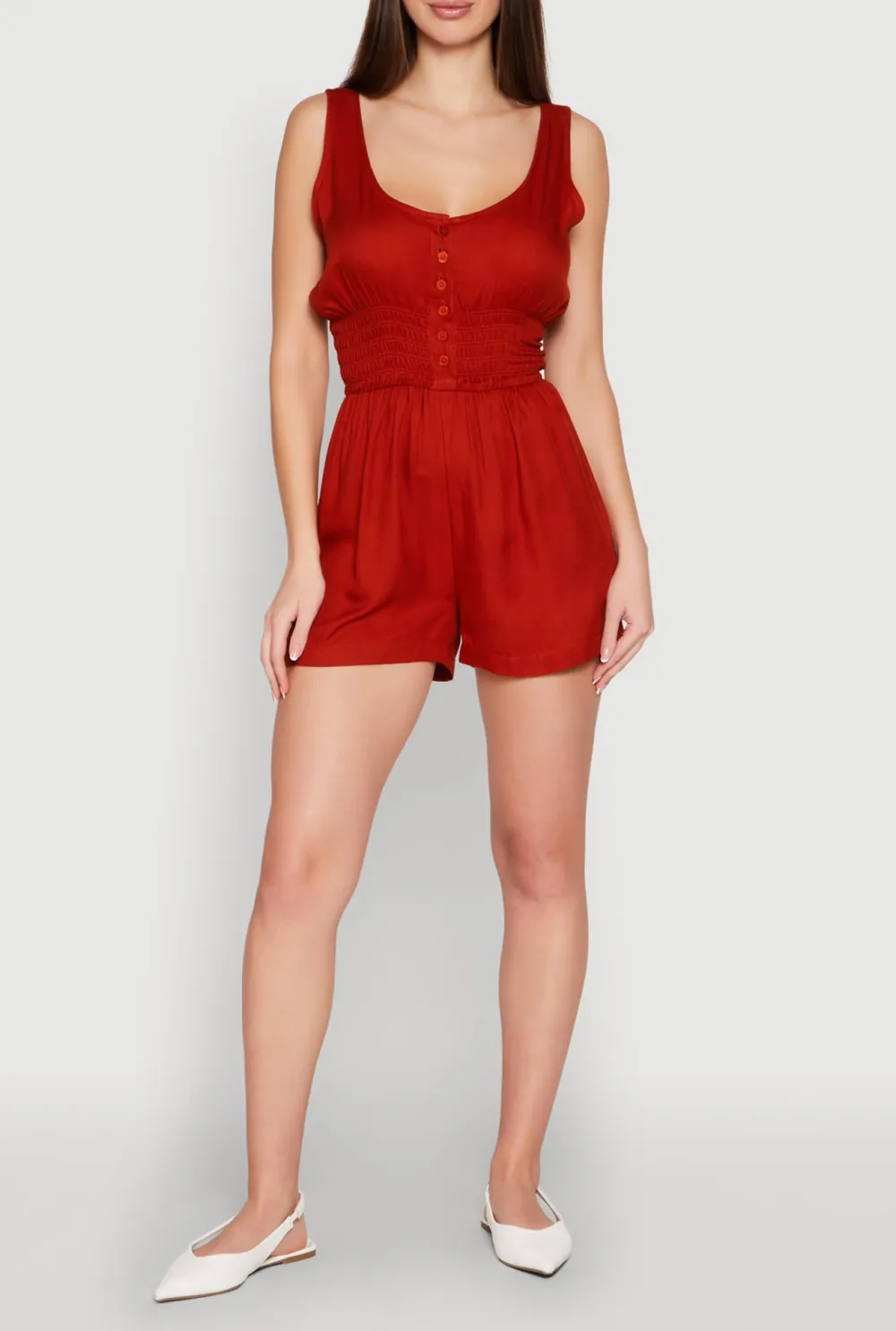 Sleeveless Round Neck Jumpsuit