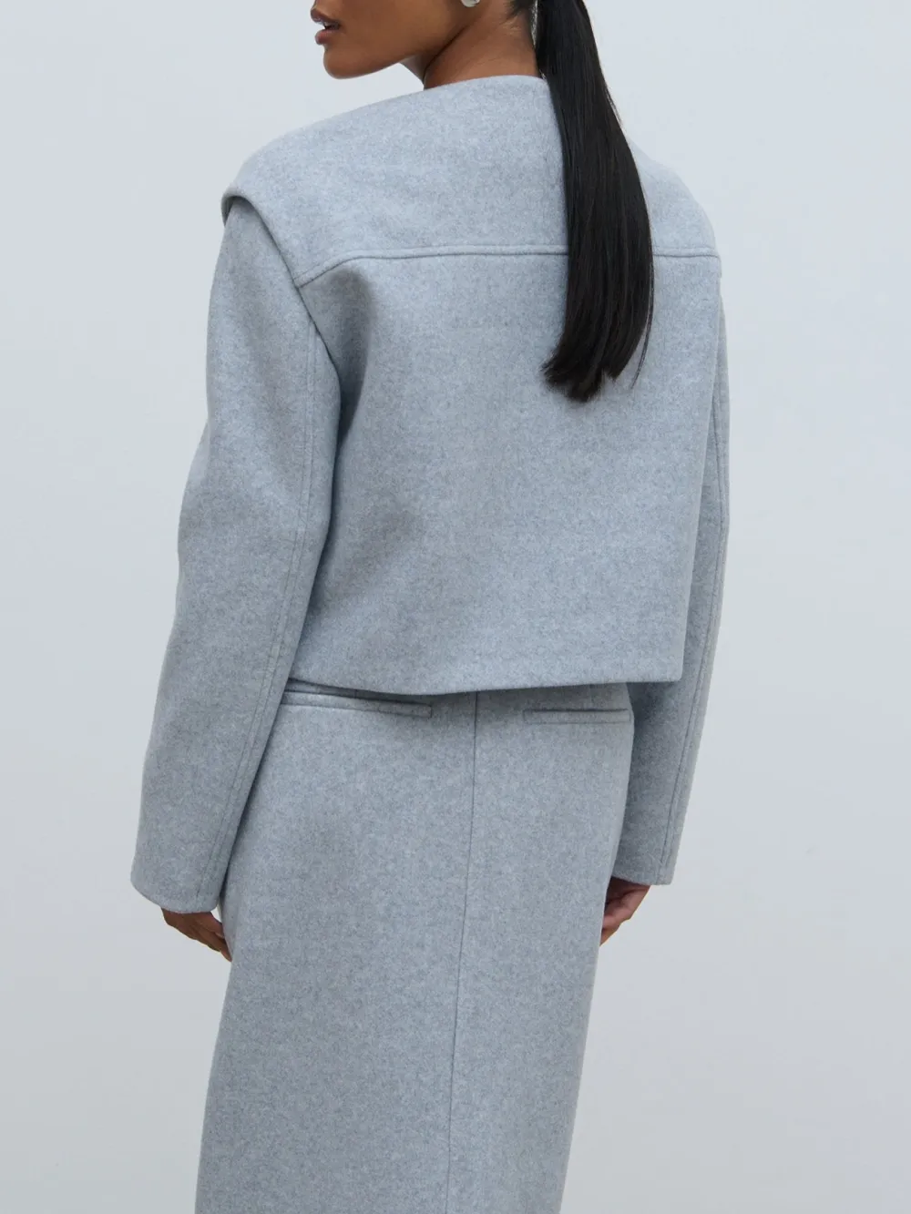 Cropped Boxy Jacket