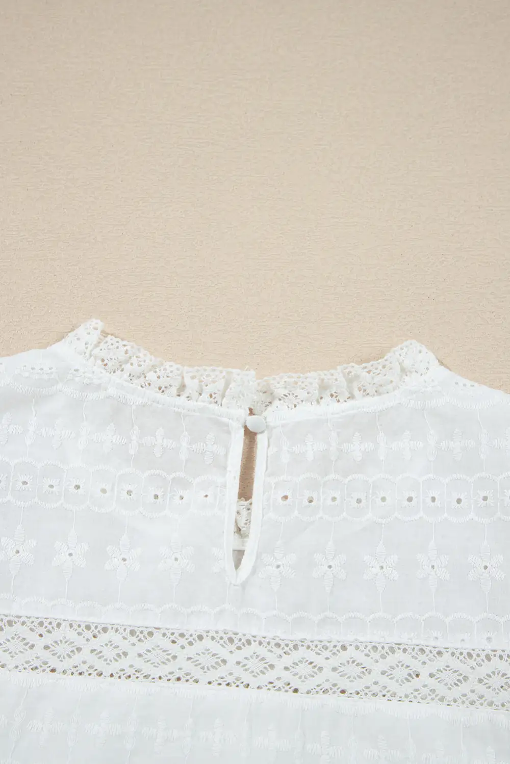 Everyday Lace Trim Blouse
