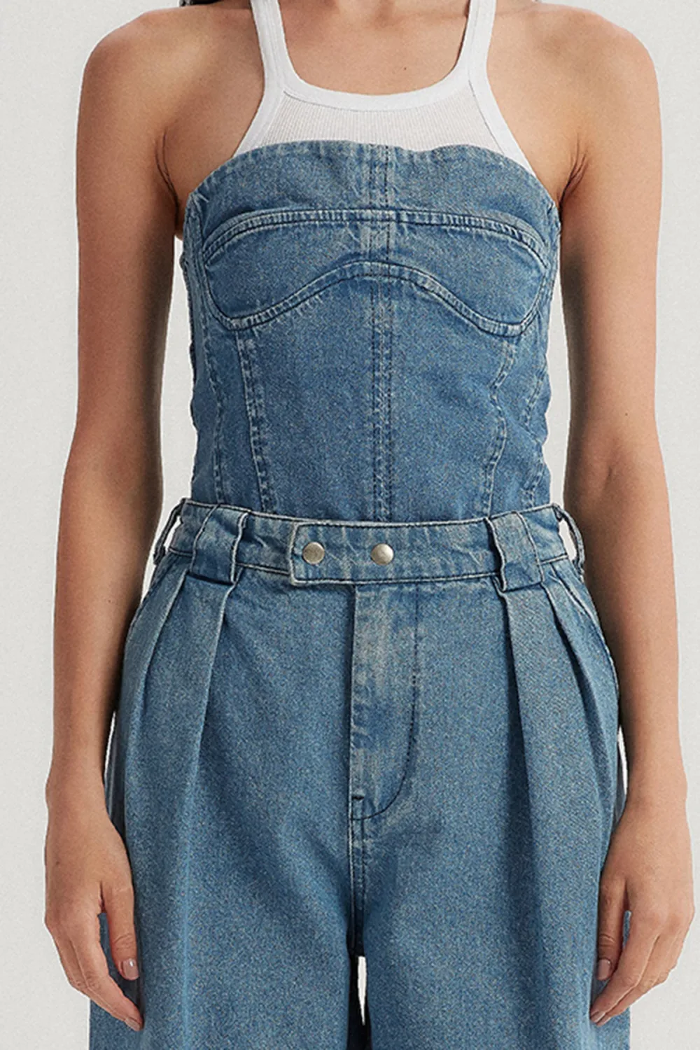 Denim Bustier