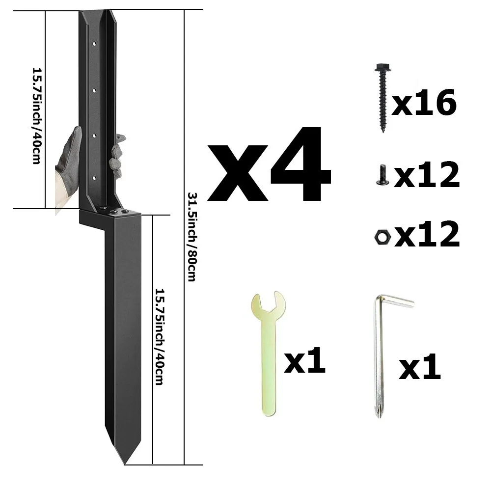 Saker Fence Post Repair Kit