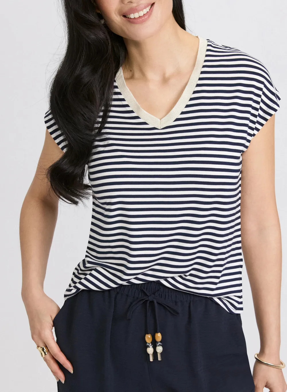 Drawstring Straight-Leg Pants
