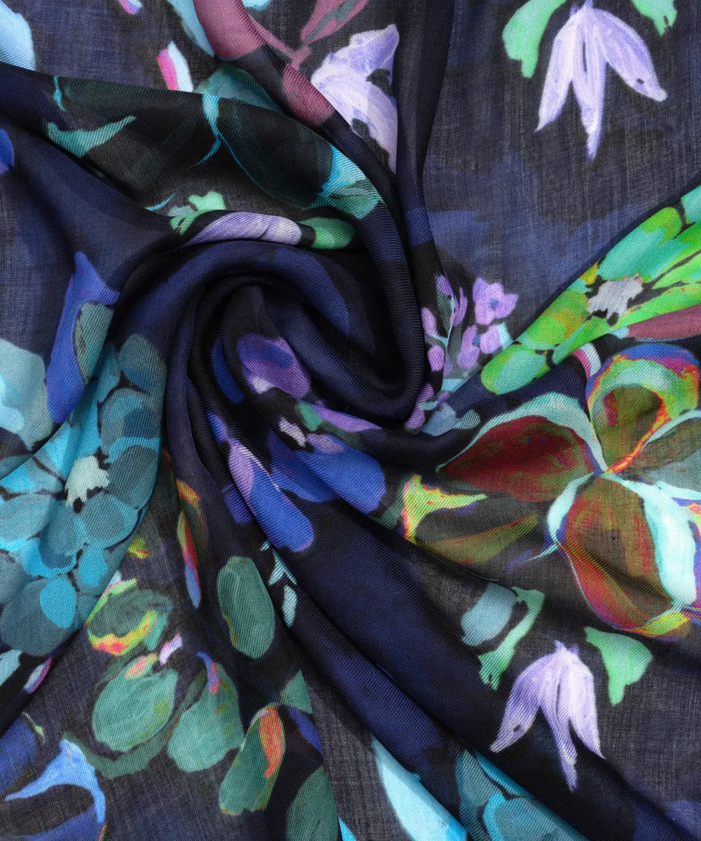 Casual Style Floral  Print Wrap