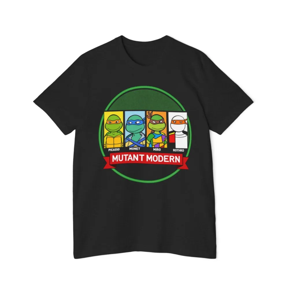 Painterly Motif Graphic T Shirt
