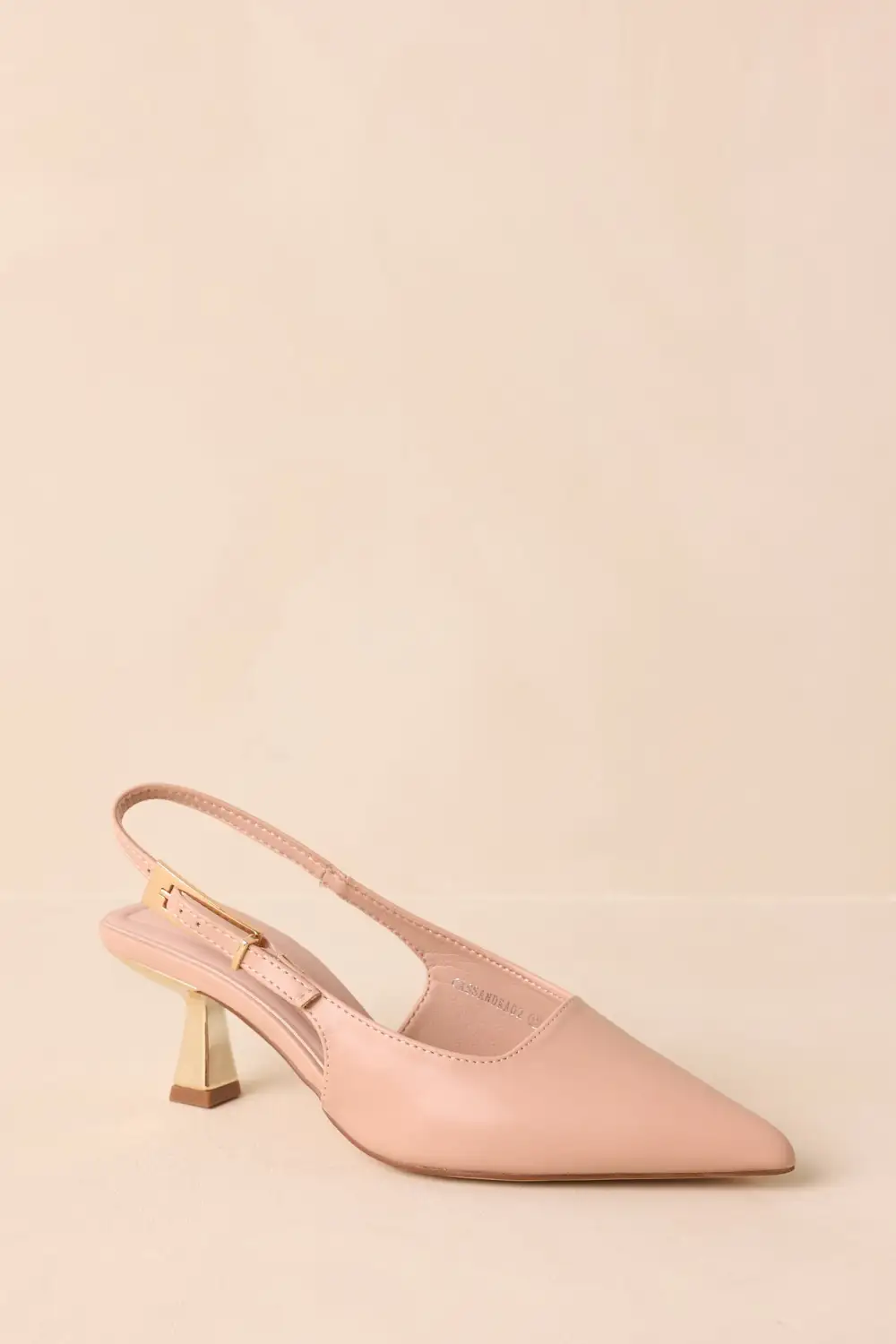 Roomy Faux Leather Leather Heels