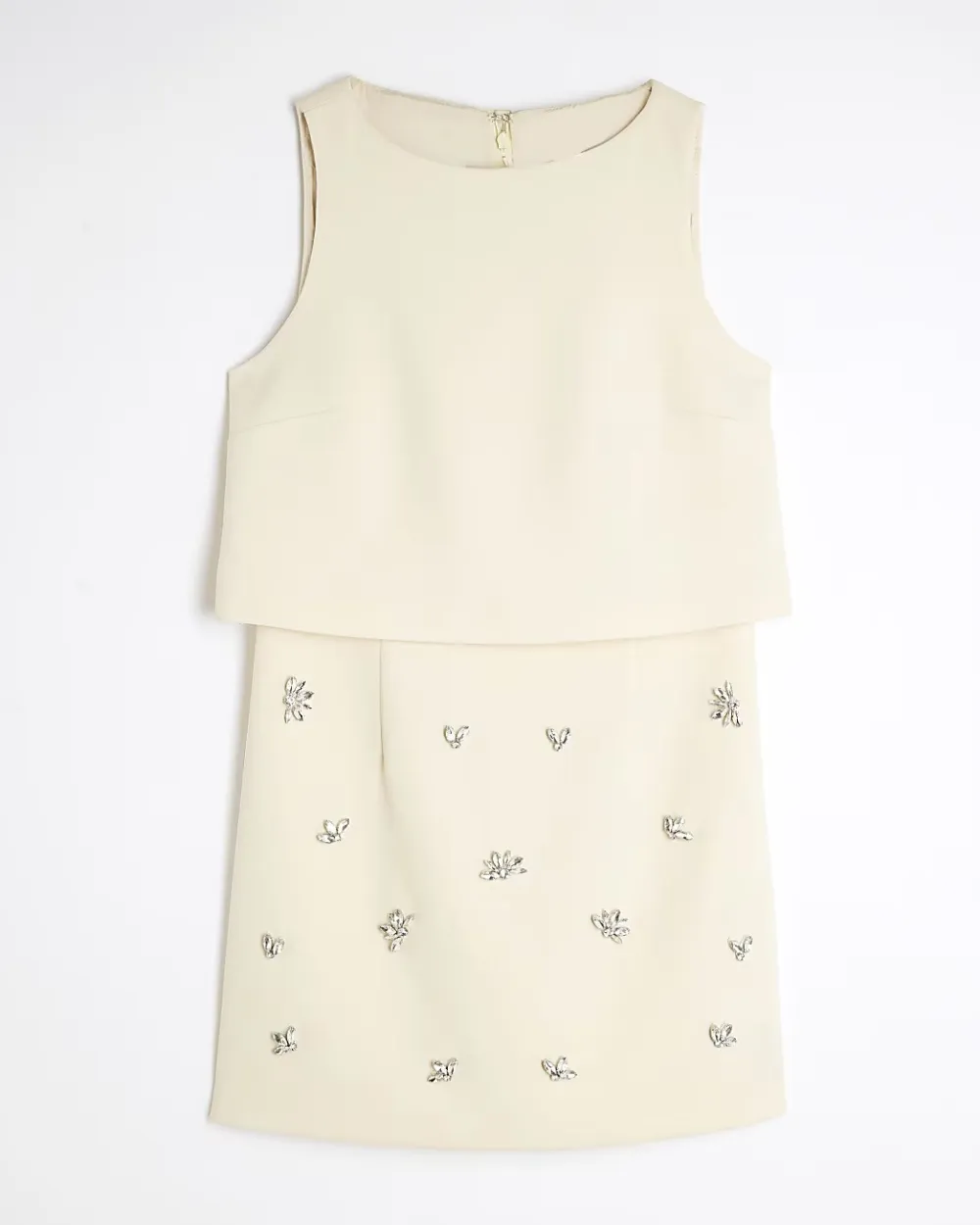 Fashionable Diamond Bow Tie Mini Dresses