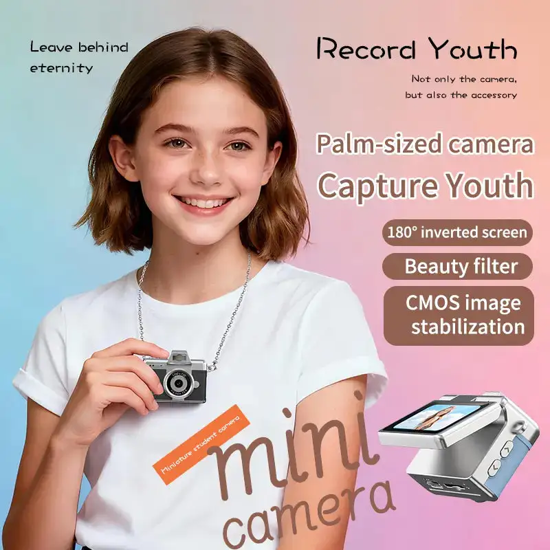 Ultra-Compact Retro Pocket Camera