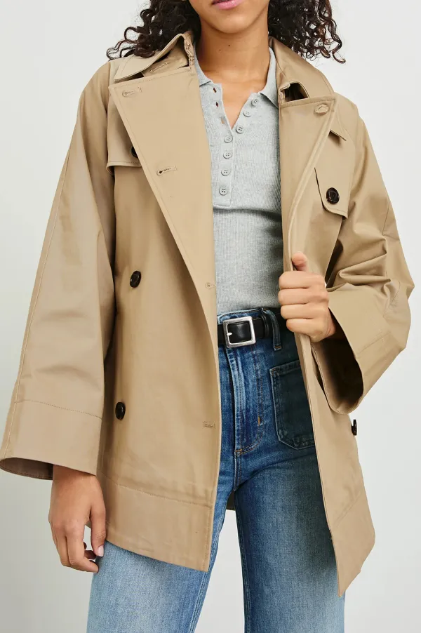 Elegant  Taupei Strap Jacket