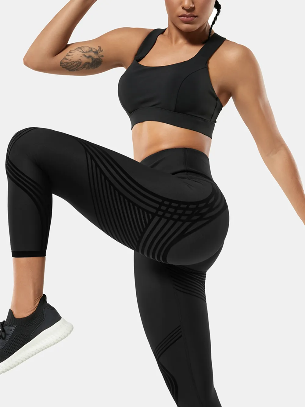 Body Sculpt 7/8 Leggings (Reversible Wear)