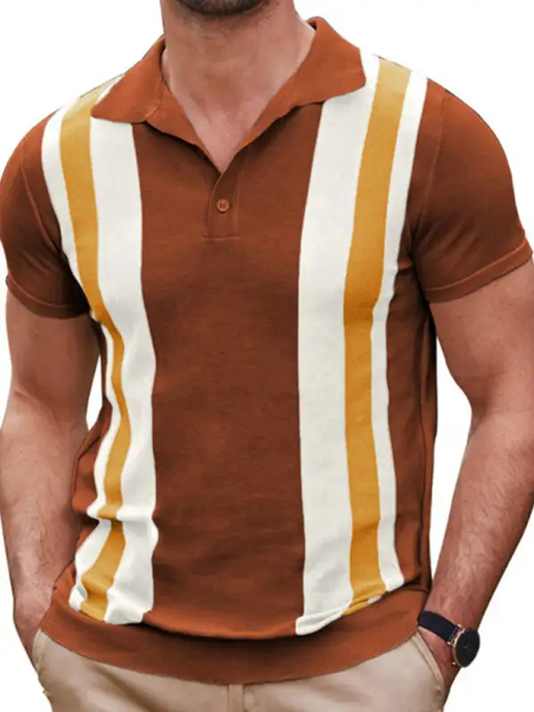Everyday Striped Short Sleeve Shirt