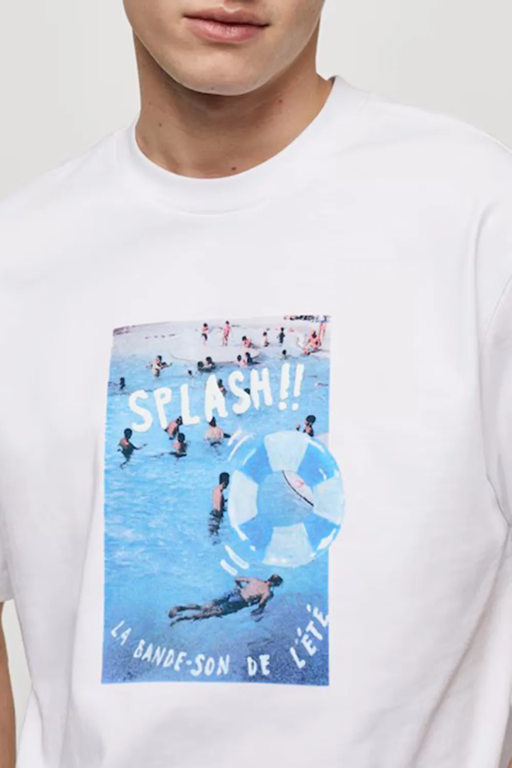 Cotton Printed T-Shirt With Drawing