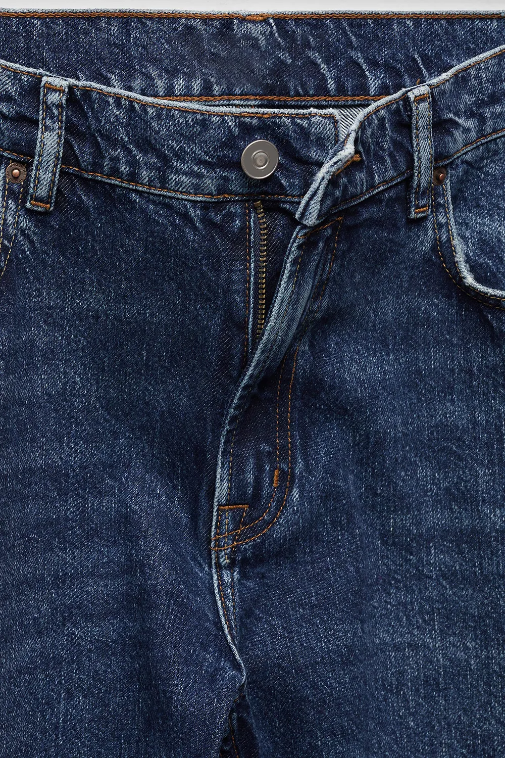 Regular Fit Dark Wash Jeans