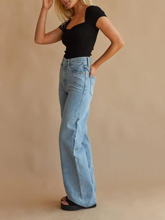 Ribcage Wide Leg Jeans Far and Wide